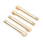 Brass Nipples BSPT Plastic Injection Mold Parts 1/8'' 1/4'' Threaded Extension