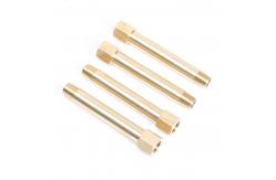 China Brass Nipples BSPT Plastic Injection Mold Parts 1/8'' 1/4'' Threaded Extension supplier