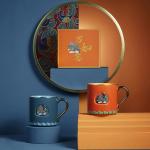 High Value Creative Mug 3d Embossed Craft Coffee Mug Used For Breakfast Afternoon Tea for sale