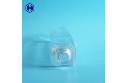 China Square Canned Empty Plastic Bottles With Screw Lid Leakage Proof supplier