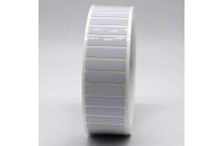 China 25mmx6mm High Temperature Adhesive Labels 1.5mil White Gloss Polyimide Label supplier