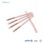 Soft BSCI Marble Plastic Handle Eyeshadow Brushes 5pcs