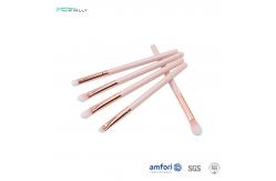 China Soft BSCI Marble Plastic Handle Eyeshadow Brushes 5pcs supplier