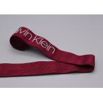 30mm Printed Garment Elastic Band With Silicone Shiny Logo