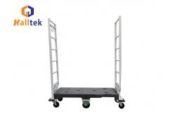 China 150kg Load Detachable U Boat Platform Cart With Diamond Tread Deck supplier