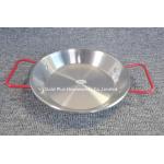 Wholesale modern luxury cooking frying pan set stainless steel seafood frying pot 24cm home use small paella pan for sale