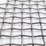 Durable and Sturdy Stainless Steel Woven Crimped Wire Mesh for Vibrating Machine Screening for sale