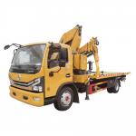 DUOLIKA  4 * 2     Wrecker With Crane   5 Tons Truck Mounted Crane  Tow Truck With Cane for sale