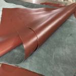 Bovine Split Finished Artificial Leather Fabric For Shoes Bags Belts Garments for sale