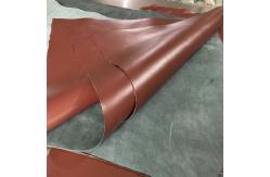 China Mirrow Face Artificial Leather Fabric Tie Dyed Pattern Width 55 synthetic leather cloth supplier