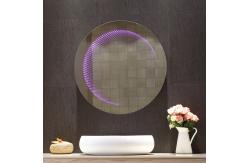 China 80cm Diameter Infinite LED Mirror Wall Mounted High Brightness For Hotels supplier
