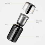Easy Clean Detachable Home Electric Coffee Grinder Removable Cup Stainless Steel CG628B