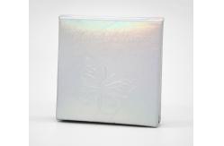 China Customized Face Blush Palette / Makeup Empty Palette C2S Paper With Leather supplier
