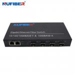 4 1000M To 2 SFP Port Gigabit Ethernet Switch With Iron Case for sale