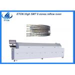 Low Noise Heating Separately Up And Down SMT 8 Zones Heating Reflow Oven for sale