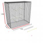 Hot Dipped Galvanzied Anti Corrosion 1x0.5x1m Welded Gabion Box for sale