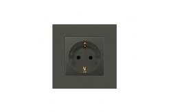 China PA Champagne  Electrical Power Socket , schuko 16 Amp Smart Plug supplier