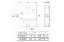 China 200kg Traction Load Cell 100kg Compression Traction Load Cell 50kg supplier