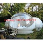 Inflatable bubble tent outdoor with 2 tunnels,plastic bubble balloon for sale