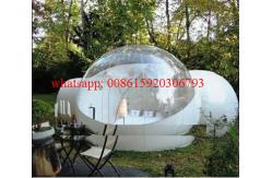 China Inflatable bubble tent outdoor with 2 tunnels,plastic bubble balloon supplier