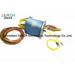 4 Channels Electro Rotary Joint 6 Circuits slip ring Multi Sigle Mode With Aluminum Housing Material fiber optic joint for sale