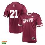 Mens Mississippi State Bulldogs Custom Hunter Renfroe Will Clark Adam Frazier Chris Stratton Maroon Baseball Jersey for sale