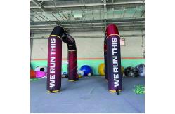 China Outdoor Custom Full Printing Start Finish Line Inflatable Arch for Advertising supplier