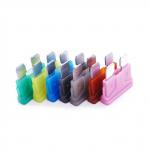 Automobile 12 / 24 / 32V Blade Fuse Colorful 1A to 50A for sale