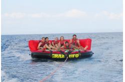 China Crazy Ufo Towable Inflatables / Adults And Child Inflatable Water Sport Games supplier