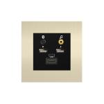 Smart Laffey Multimedia Wall Socket Champagne / Bronze Color for sale