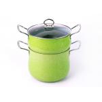 Multi Colored FDA 1.5mm 12L Couscous Steamer Pots for sale
