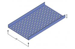 China Factory Custom Large Span Perforated Cable Trays supplier