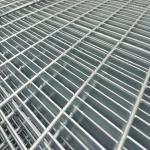 Stainless Concrete Rebar Sewer Shelf Grid Serrated Steel Grating Galvanized for sale