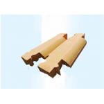 Special Shaped 52-57% Al2O3 Kiln Insulation Bricks / Yellow Alumina Silica Fire Brick for sale