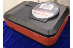 China Visible Auto V-1200 Single Beam Spectrophotometer With Lcd Screen supplier
