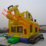 inflatable excavator bouncer air bouncer inflatable trampoline for sale