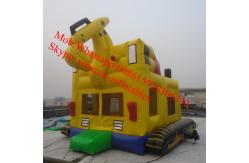 China inflatable excavator bouncer air bouncer inflatable trampoline supplier