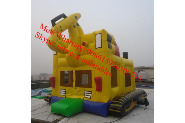 inflatable excavator bouncer air bouncer inflatable trampoline