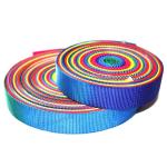 Blue 3cm Polyester Polypropylene Webbing For Dog Collars High Strength for sale