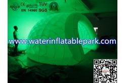 China Lighting Inflatable Luna Tent For Party , Light Dome Tent Inflatable Igloo supplier
