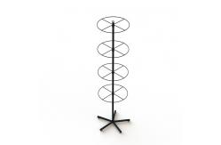 China 4 Layers Spinning POP Display Rack With 5 Legs Base supplier