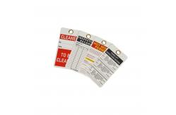 China Custom Reusable Safety Tag with Metal  Eyelet supplier