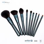 9pcs Wooden Handle Makeup Brushes for sale
