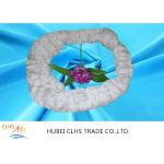 Raw White High Tenacity Hank Yarn Z Twist 100% Yizheng Polyester Staple Fiber Low Shrinkage for sale