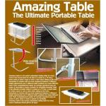 Plastic Ultimate Portable Table Adjustable Customized Color For Office Desks for sale