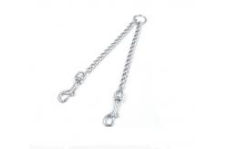 China Zinc Diecast Square Eye Swivel Spring Snap Hook 4mm Opening Size supplier