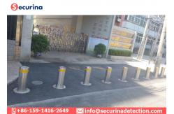 China Collapsible Automatic Security Bollards , Retractable Automatic Bollard Systems supplier