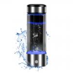 Homefish 2021 OEM Glass Hydrogen Generator Water Bottle SPE PEM Technology Water Ionizer Portable Hydrogen Water Maker for sale