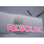 Clear TPU White Silicone Dots Screen Printed Patches Custom Logo For Garments for sale