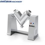 Adjustable Speed V Type Powder Mixer Flour Mixing Machine 1-29rpm Mixing Time for sale